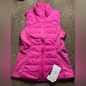 Women's Pink Quilted Vest